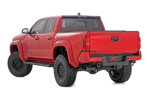 Toyota Tacoma Running Boards - Rough Country - HD2 - Black - '24-'25